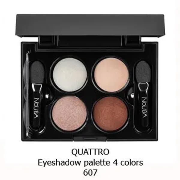 پالت سایه چهار رنگ نوبا 607 QUATTRO EYESHADOW