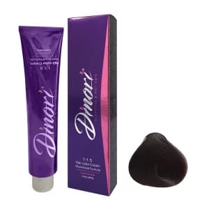 رنگ مو دینوری سری Professional شماره DR4 حجم 100 میلی لیتر رنگ فندوقی