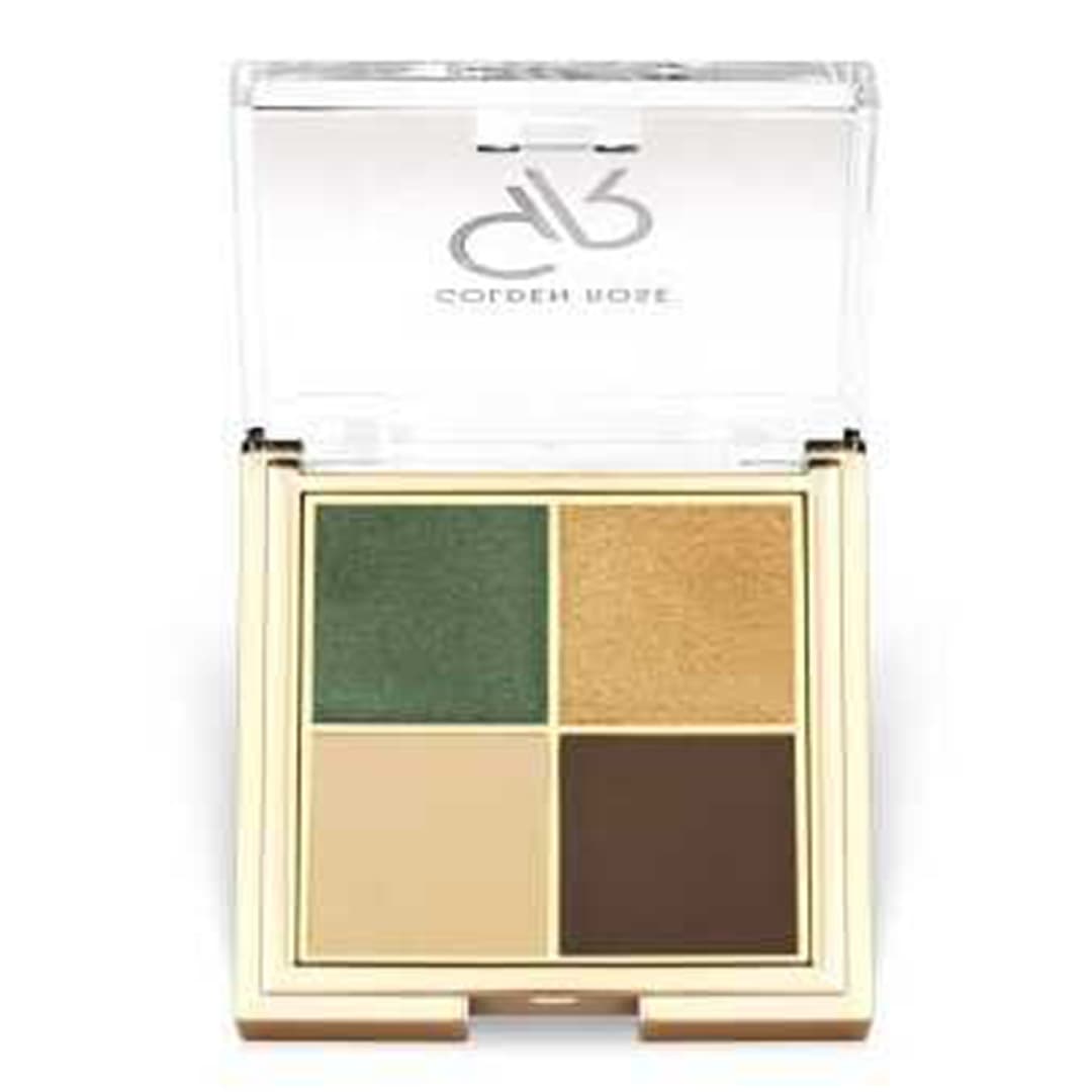 پالت سایه چشم گلدن رز مدل Quattro شماره 02 رنگ Royal Jungle