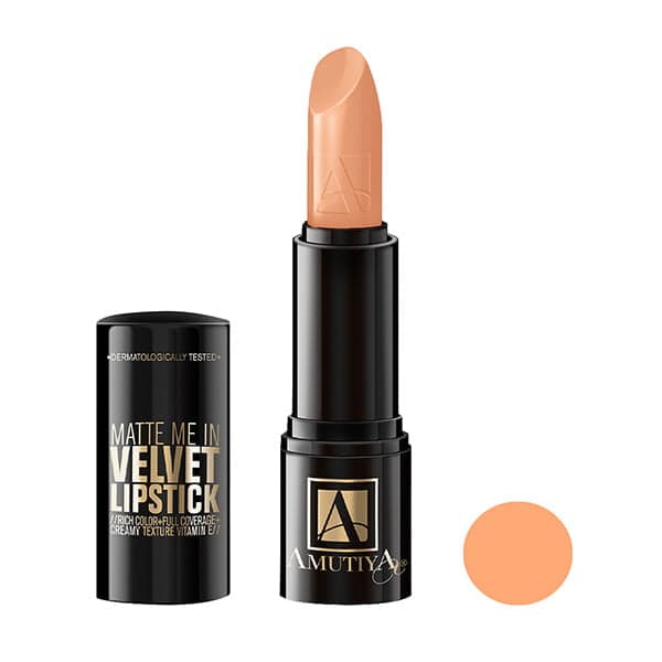 رژ لب جامد آموتیا مدل Velvet شماره 103 رژ لب جامد آموتیا مدل Velvet شماره 103