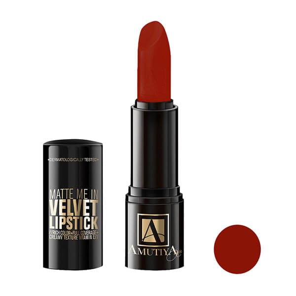 رژ لب جامد آموتیا مدل Velvet شماره 113 رژ لب جامد آموتیا مدل Velvet شماره 113