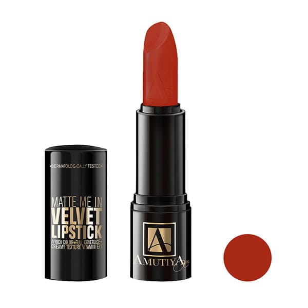 رژ لب جامد آموتیا مدل Velvet شماره 115 رژ لب جامد آموتیا مدل Velvet شماره 115