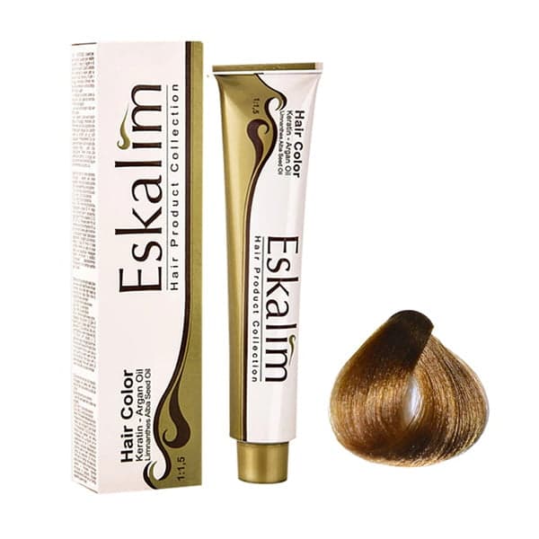 رنگ مو اسکالیم شماره 6.3 حجم 100 میلی لیتر رنگ بلوند طلایی تیره رنگ مو اسکالیم شماره 6.3 حجم 100 میلی لیتر رنگ بلوند طلایی تیره