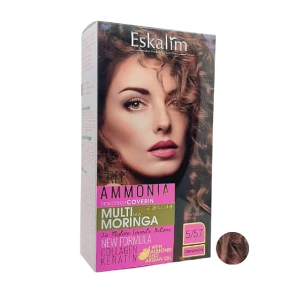 کیت رنگ مو اسکالیم سری collagen keratin شماره 5.57 حجم 100 میلی لیتر رنگ دارچینی کیت رنگ مو اسکالیم سری collagen keratin شماره 5.57 حجم 100 میلی لیتر رنگ دارچینی