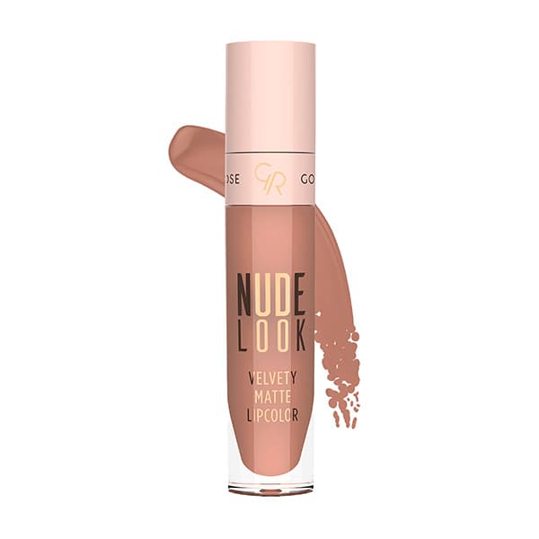 رژ لب مايع براق Nude look Golden Rose 01 رژ لب مايع براق Nude look Golden Rose 01