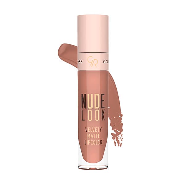 رژ لب مايع براق Nude look Golden Rose 02 رژ لب مايع براق Nude look Golden Rose 02