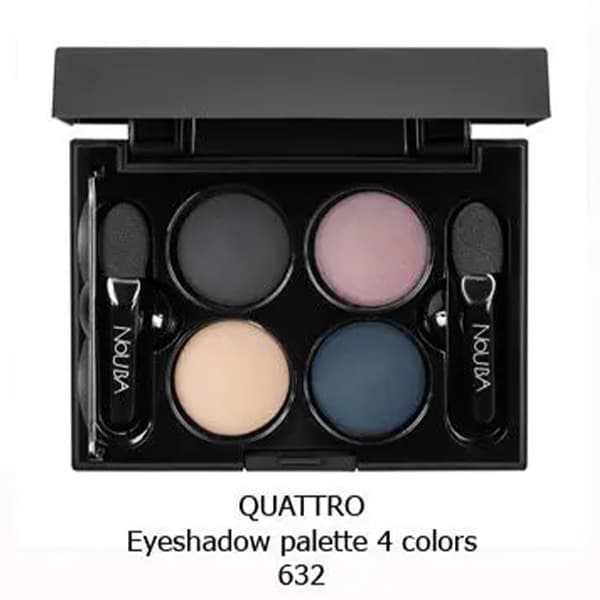 پالت سایه چهار رنگ نوبا 632 QUATTRO EYESHADOW پالت سایه چهار رنگ نوبا 632 QUATTRO EYESHADOW