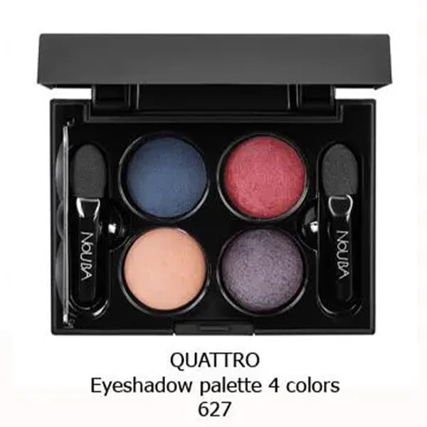 پالت سایه چهار رنگ نوبا QUATTRO EYESHADOW 627 پالت سایه چهار رنگ نوبا QUATTRO EYESHADOW 627