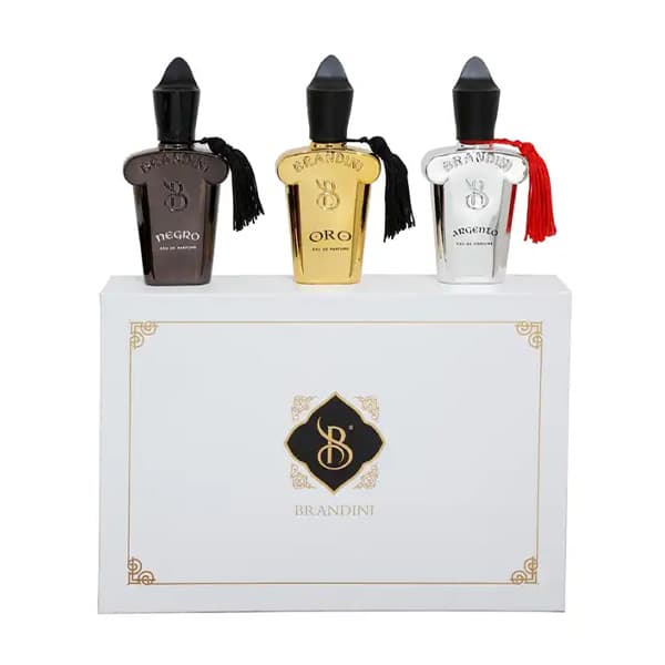 بسته هدیه عطر جیبی 3 عددی برندینی Casamorati GiftSet NOA Uni EDP 33ml Brandini بسته هدیه عطر جیبی 3 عددی برندینی Casamorati GiftSet NOA Uni EDP 33ml Brandini