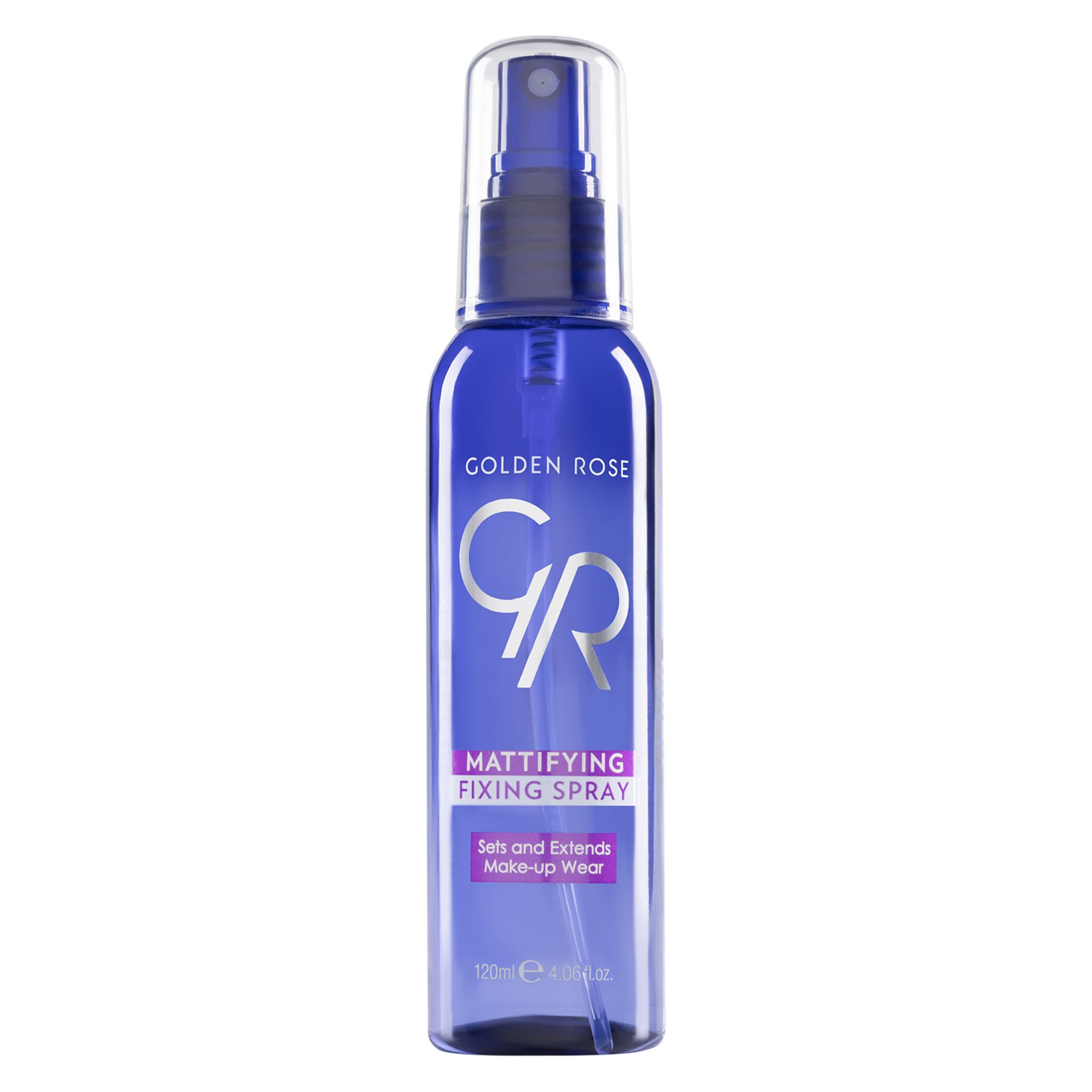 اسپری ثابتکننده آرایش و ماتکننده گلدن رز حجم 120 میل اسپری ثابتکننده آرایش و ماتکننده گلدن رز حجم 120 میل